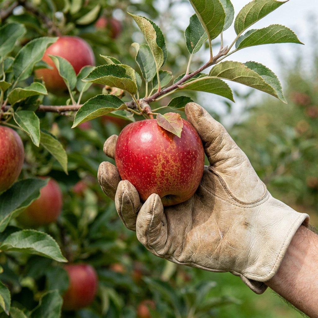 Orchard, branches in fruit set